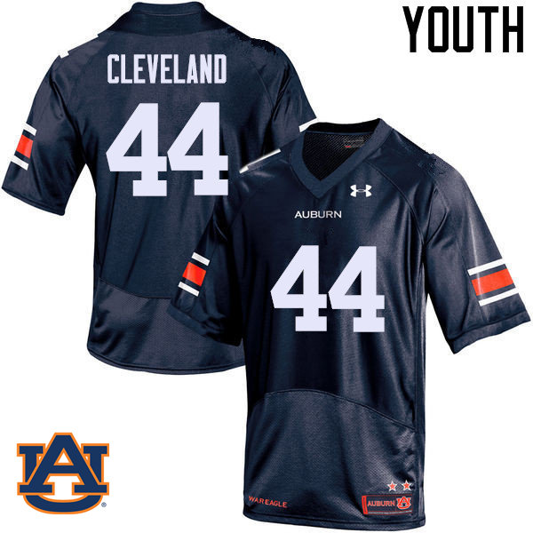 Youth Auburn Tigers #44 Rawlins Cleveland College Football Jerseys Sale-Navy